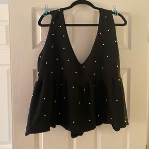 Pearl & Peplum Tank